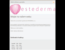 Tablet Screenshot of estederma.cz